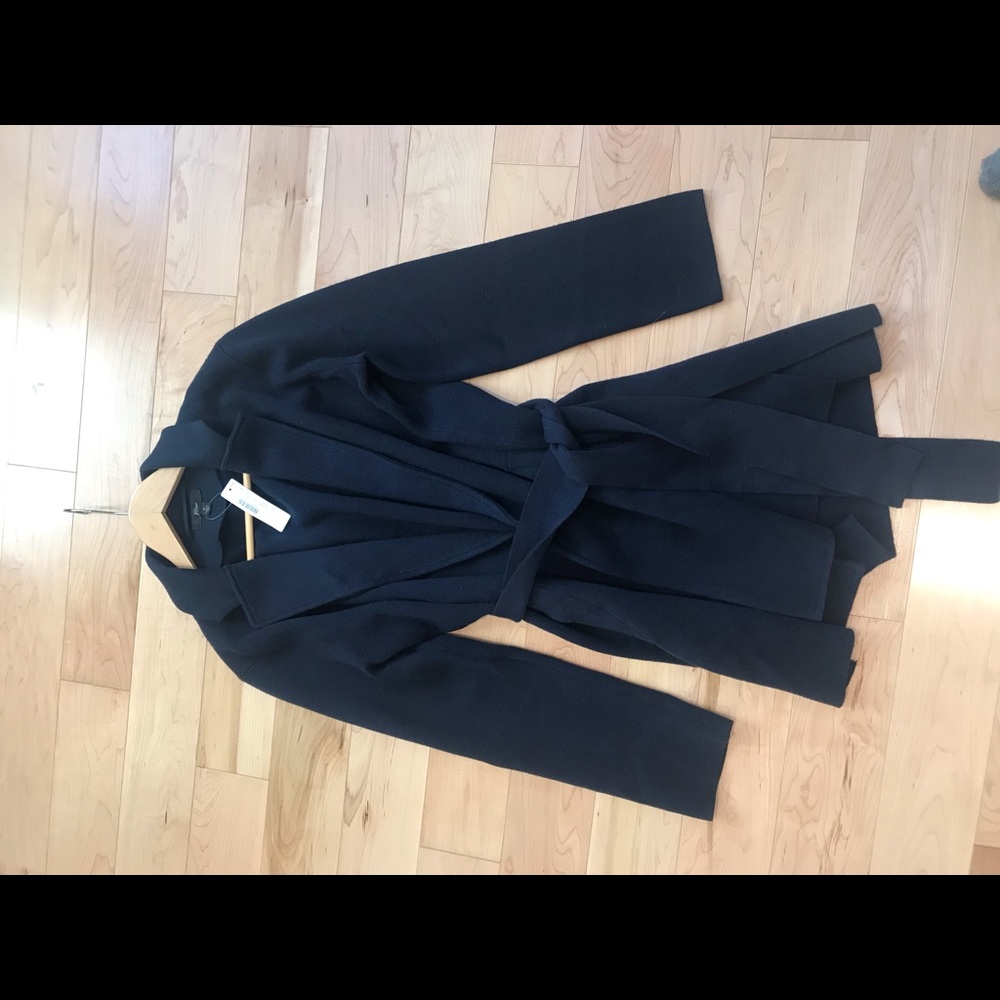 J Crew Navy Sweater Cardigan, NWT, Small